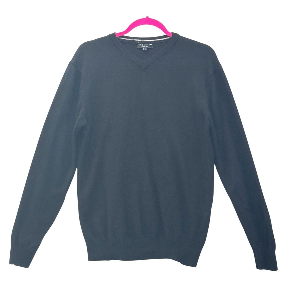 Mario‎ Gilberti Merino Sweater Black Large